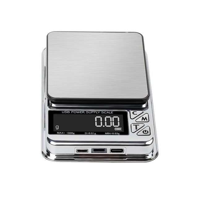 Gram Scale 0.01g Accuracy Electronic Balance Digital Scale Lab USB