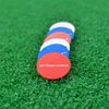FORB Golf Ball Markers - Multi Coloured Plastic Golf Markers (25 Pack)