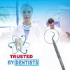A2Z- 6pc Dental Pick Oral Care & Hygiene Hook Probe #23, Tooth Scraper Tartar & Plaque Remover Professional,Personal & Pet Oral Care Use - Tooth Cleaning at Home - 100% Stainless Steel, 5.5" Length