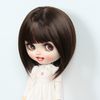 Linfairy 9-10 inch Doll Wig (dark brown)