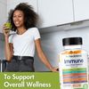Immune Support Capsules Elderberry with 7x High Potency Immunity Boost