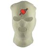 Gravity Threads Heart Stab 3-Hole Ski Mask - White