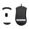 kwmobile Mouse Feet Replacement Compatible with Razer DeathAdder Elite Computer Mouse Skates Sticker - Black