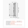 Structured Media Center Enclosure 42 in with Vented Hinged Door Cable