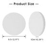 8 Pack Makeup Sponge Blenders, Circle Shaped, White, Soft and Flexible, Foundation Make up Blender Pads for Liquid, Creams, and Powders, Wet and Dry use, Perfect for Everyday Use