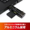 USR-CSD4/BK SD Card Reader/Writer, USB3.2Gen1 Compatible, USB Type-C, U