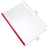 Sysow 10pcs A4 Clear Clip Bar Files Report Project Presentation Slide Binder Folders
