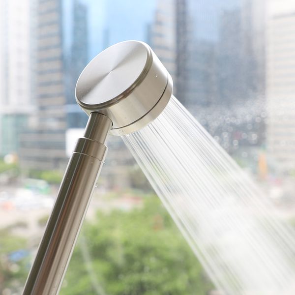 The Spa Water Pressure Boosting Water Saving Aluminum Shower Head Ultra X3000