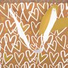 Hallmark Multi-Occasion Large Gift Bag - Kraft Hearts Design