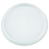 Dart Round Vented Cup Lid Translucent, Plastic | 1000/Case