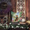 Caroline's Treasures Spring Path Throw Pillow, 18Hx18W, Welsh Terrier 6730