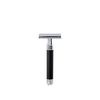 Edwin Jagger Double Edge Safety Razor With Long Handle (Blue) (Black)