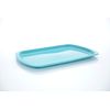 Medegen 00130 Service Tray, Rectangular, Reusable, Blue, 9" Width, 6" Length, Pack of 12