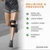 Cho-Pat Black Dual Action Knee Strap