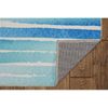 Linon Washable Larson Polyester 3'x5' Rug in Ivory