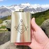8oz Freemason Hip Flask