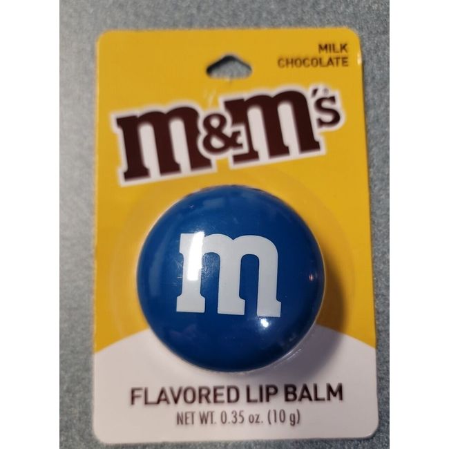 M&M's Milk Chocolate Candy Shaped Flavored Lip Balm by Taste Beauty