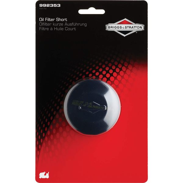 Briggs & Stratton 992353 492932S Oil Filter Short