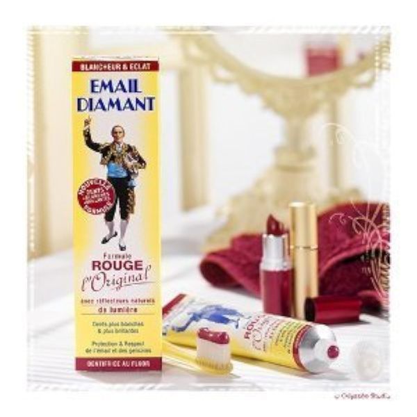 x2 Email Diamant RED Original Cosmetic Toothpaste - Two x 75 ml Tubes. New Large Size!