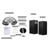 30" Range Hood Wall Mount Kitchen Exhaust Vent 450 CFM LED Light Button control