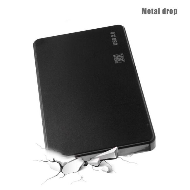 External Case HDD USB 2.0 Enclosure hard disk SATA 2.5 inch HDD USB2.0  External Hard Drive Metal Cover Case