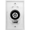 Hayden Inlet Valve with Round Door-White