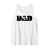 Dad BBQ Funny Fathers Day BBQ Tank Top, White