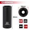 CASOMAN 1/2" Drive x 15/16" Deep Impact Socket, 6-Point, SAE, CR-MO