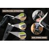 Spec Ops Tools 18" Flat Pry Bar Crowbar, Lightweight Skeletonized Design, Teardrop Nail Puller, High-Carbon Steel