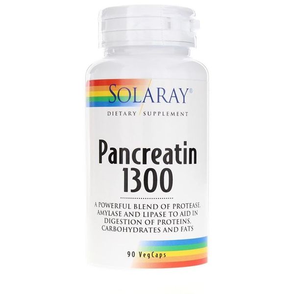 Solaray Pancreatin 1300 Veggie Cap