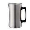 Doshisha Drinking Mega Stein 3.3 gal (1.0 L) Silver Black Handle