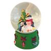 Mini Christmas Snow Globe 2.25" Penguins and Christmas Tree