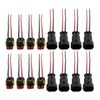 8 Kit Car Waterproof Electrical Wire Cable Automotive Connector 2Pin Way Plug