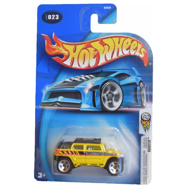 Hot Wheels Rockster - Yellow 2004 First Editions 23/100