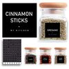 Spice Jar Labels - Black