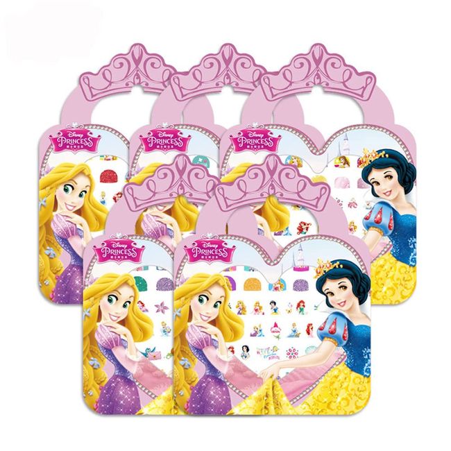 Set of 5, Nail Stickers, Nail Decor, Nail Parts, Frozen Princess, Pony, Sofia (Princess 119)