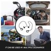 EULAPGOE Rear Parcel Shelf Fixing Cord,Car String Strap Rope,Interior Rear Parcel Shelf Strap Compatible String Parcel Shelf String Clip Holder Parcel Shelf Fixing Strap