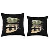 Paris Famous Painting Ripped paper effect Throw Pillow