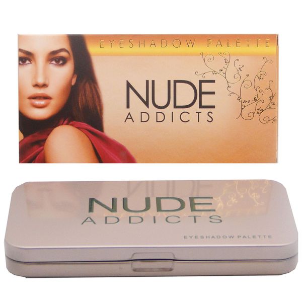 Saffron - 9 Colours Tin Casing Eye Shadow - Nude Addicts