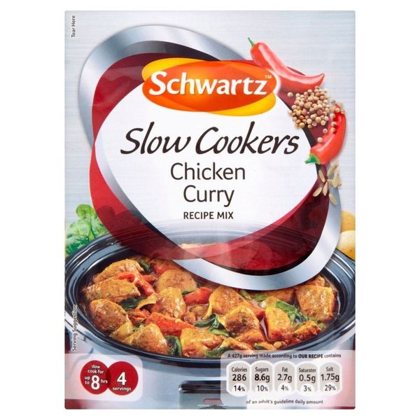 Schwartz Slow Cookers Chicken Curry Recipe Mix (33g)