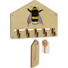 Azeeda 'Bee' Wall Mounted Key Hooks/Holder (WH00040445)