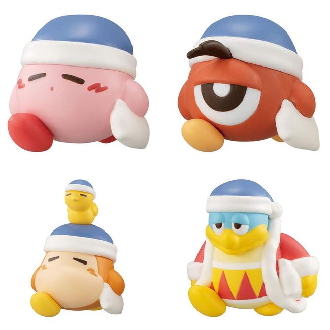 Kirby PUPUPU FRIENDS Figure Collection (Complete Set of 4 Types)