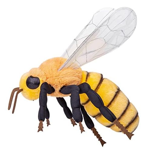 Insect Bee Plush Bee Doll Car Pillow Baby Shower Cute Stuffed Animal Car Decor Pillow Theme Decoration Girl Boy Couple Birthday Christmas Gift Touch Soft Real Series