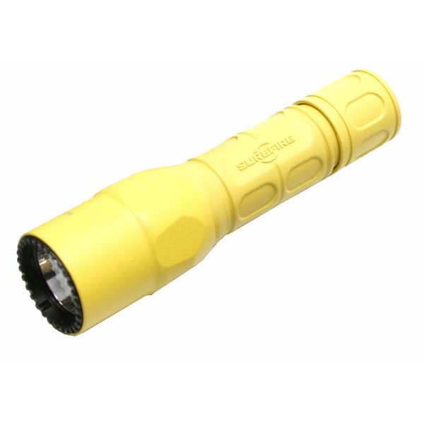 SureFire G2X Pro Dual-Output LED Flashlight with click switch, Yellow