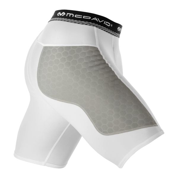 McDavid HEX Thin Sliding Short, Baseball Compression Short for Supporting Muscles & Preventing Fatigue, Moisture Wicking Technology