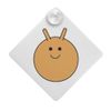 'Orange Space Hopper' Suction Cup Car Window Sign (CG00030390)