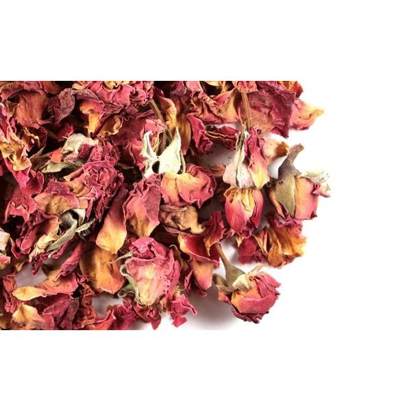 Red Whole Rosebuds & Petals (1 lb)