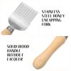 Yardwe Stainless Steel Uncapping Fork Beekeeping Equipment Beekeeping Needle Bees Fork Honey Comb for Beekeepers Tools