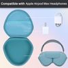 Lebakort Storage Case Compatible Apple AirPods Max Earphone Bluetooth Headset (Light Blue Case)