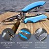 LMAB Snap Ring Pliers Fishing Snap Ring Pliers with Cord Scissors